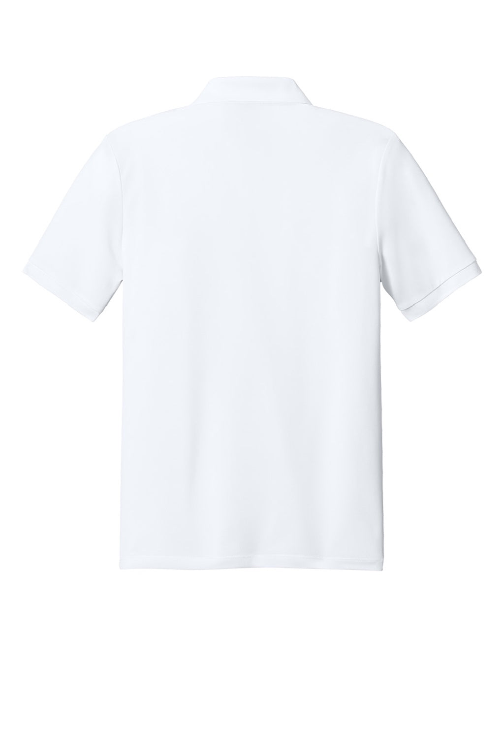 Mercer+Mettle MM1030 Mens Everyday Performance Short Sleeve Polo Shirt White Flat Back