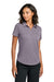 Mercer+Mettle MM1031 Womens Everyday Performance Short Sleeve Polo Shirt Ash Purple Model Front