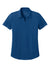 Mercer+Mettle MM1031 Womens Everyday Performance Short Sleeve Polo Shirt True Blue Flat Front