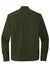 Mercer+Mettle MM2000 Mens Stretch Woven Long Sleeve Button Down Shirt Townsend Green Flat Back