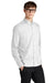 Mercer+Mettle MM2000 Mens Stretch Woven Long Sleeve Button Down Shirt White Model 3Q
