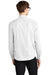 Mercer+Mettle MM2000 Mens Stretch Woven Long Sleeve Button Down Shirt White Model Back