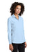 Mercer+Mettle MM2001 Womens Stretch Woven Long Sleeve Button Down Shirt Air Blue Model 3Q