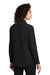 Mercer+Mettle MM2001 Womens Stretch Woven Long Sleeve Button Down Shirt Deep Black Model Back