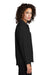 Mercer+Mettle MM2001 Womens Stretch Woven Long Sleeve Button Down Shirt Deep Black Model Side