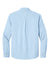 Mercer+Mettle MM2002 Mens Modern Oxford Long Sleeve Button Down Shirt Light Blue Flat Back