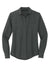 Mercer+Mettle MM2013 Stretch Crepe Long Sleeve Button Down Shirt w/ Double Pockets Anchor Grey Flat Front