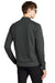 Mercer+Mettle MM3000 Mens Double Knit Full Zip Bomber Jacket Anchor Grey Model Back