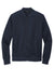 Mercer+Mettle MM3000 Double Knit Full Zip Bomber Jacket Night Navy Blue Flat Front