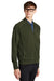 Mercer+Mettle MM3000 Mens Double Knit Full Zip Bomber Jacket Townsend Green Model 3Q