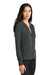 Mercer+Mettle MM3001 Womens Double Knit Full Zip Bomber Jacket Anchor Grey Model 3Q