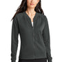 Mercer+Mettle Womens Double Knit Full Zip Bomber Jacket - Anchor Grey