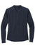 Mercer+Mettle MM3001 Double Knit Full Zip Bomber Jacket Night Navy Blue Flat Front