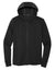 Mercer+Mettle MM3002 Double Knit Full Zip Hooded Sweatshirt Hoodie w/ Pockets Deep Black Flat Front