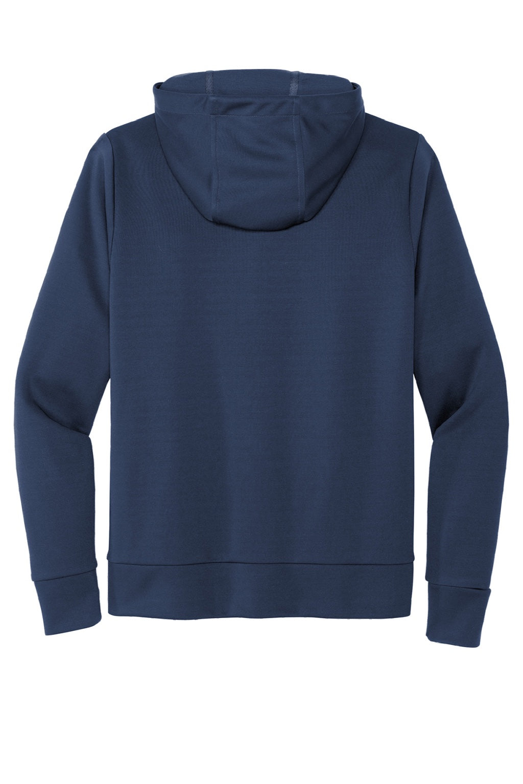 Mercer+Mettle MM3002 Double Knit Full Zip Hooded Sweatshirt Hoodie w/ Pockets Insignia Blue Flat Back