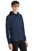 Mercer+Mettle MM3002 Mens Double Knit Full Zip Hooded Sweatshirt Hoodie w/ Pockets Insignia Blue Model 3Q
