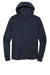 Mercer+Mettle MM3002 Double Knit Full Zip Hooded Sweatshirt Hoodie w/ Pockets Night Navy Blue Flat Front