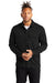 Mercer+Mettle MM3004 Mens Double Knit Snap Front Jacket Deep Black Model Front