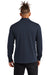Mercer+Mettle MM3004 Mens Double Knit Snap Front Jacket Night Navy Blue Model Back