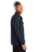 Mercer+Mettle MM3004 Mens Double Knit Snap Front Jacket Night Navy Blue Model Side