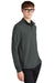 Mercer+Mettle MM3010 Mens Stretch 1/4 Zip Sweatshirt Anchor Grey Model 3Q