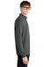 Mercer+Mettle MM3010 Mens Stretch 1/4 Zip Sweatshirt Anchor Grey Model Side