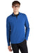 Mercer+Mettle MM3010 Mens Stretch 1/4 Zip Sweatshirt Blue Note Model Front