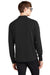 Mercer+Mettle MM3010 Mens Stretch 1/4 Zip Sweatshirt Deep Black Model Back