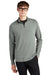 Mercer+Mettle MM3010 Mens Stretch 1/4 Zip Sweatshirt Gusty Grey Model Front