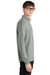 Mercer+Mettle MM3010 Mens Stretch 1/4 Zip Sweatshirt Gusty Grey Model Side