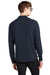 Mercer+Mettle MM3010 Mens Stretch 1/4 Zip Sweatshirt Night Navy Blue Model Back