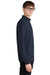 Mercer+Mettle MM3010 Mens Stretch 1/4 Zip Sweatshirt Night Navy Blue Model Side