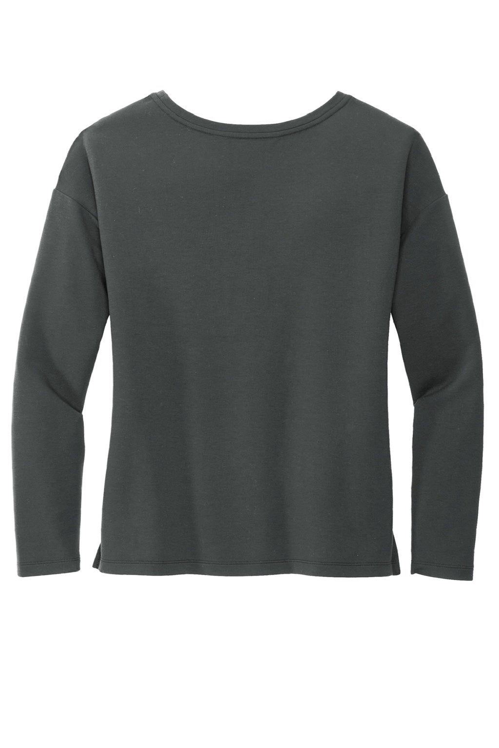 Mercer+Mettle MM3013 Stretch Drop Shoulder Wide Crewneck Sweatshirt Anchor Grey Flat Back