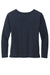 Mercer+Mettle MM3013 Stretch Drop Shoulder Wide Crewneck Sweatshirt Night Navy Blue Flat Back
