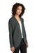Mercer+Mettle MM3015 Womens Stretch Open Front Long Sleeve Cardigan Sweater Anchor Grey Model 3Q
