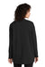 Mercer+Mettle MM3015 Womens Stretch Open Front Long Sleeve Cardigan Sweater Deep Black Model Back