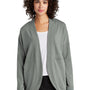 Mercer+Mettle Womens Stretch Open Front Long Sleeve Cardigan Sweater - Gusty Grey