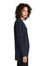 Mercer+Mettle MM3015 Womens Stretch Open Front Long Sleeve Cardigan Sweater Night Navy Blue Model Side