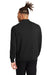 Mercer+Mettle MM3020 Mens 1/4 Zip Sweater Deep Black Model Back