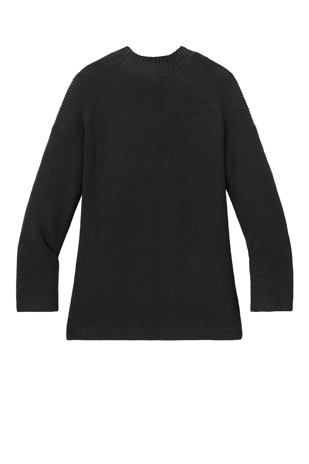 Mercer+Mettle MM3021 Womens Open Cardigan Sweater w/ Pockets Deep Black Flat Back