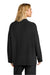 Mercer+Mettle MM3021 Womens Open Cardigan Sweater w/ Pockets Deep Black Model Back
