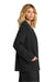 Mercer+Mettle MM3021 Womens Open Cardigan Sweater w/ Pockets Deep Black Model Side