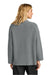 Mercer+Mettle MM3021 Womens Open Cardigan Sweater w/ Pockets Heather Gusty Grey Model Back