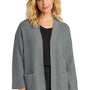 Mercer+Mettle Womens Open Cardigan Sweater w/ Pockets - Heather Gusty Grey - COMING SOON