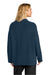 Mercer+Mettle MM3021 Womens Open Cardigan Sweater w/ Pockets Insignia Blue Model Back