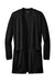 Mercer+Mettle MM3023 Womens Open Front Cardigan Sweater Deep Black Flat Front