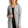 Mercer+Mettle Womens Open Front Cardigan Sweater - Heather Gusty Grey