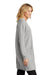 Mercer+Mettle MM3023 Womens Open Front Cardigan Sweater Heather Gusty Grey Model Side