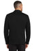 Mercer+Mettle MM3030 Mens Snag Resistant Relaxed Knit Blazer w/ Pockets Deep Black Model Back