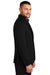 Mercer+Mettle MM3030 Mens Snag Resistant Relaxed Knit Blazer w/ Pockets Deep Black Model Side